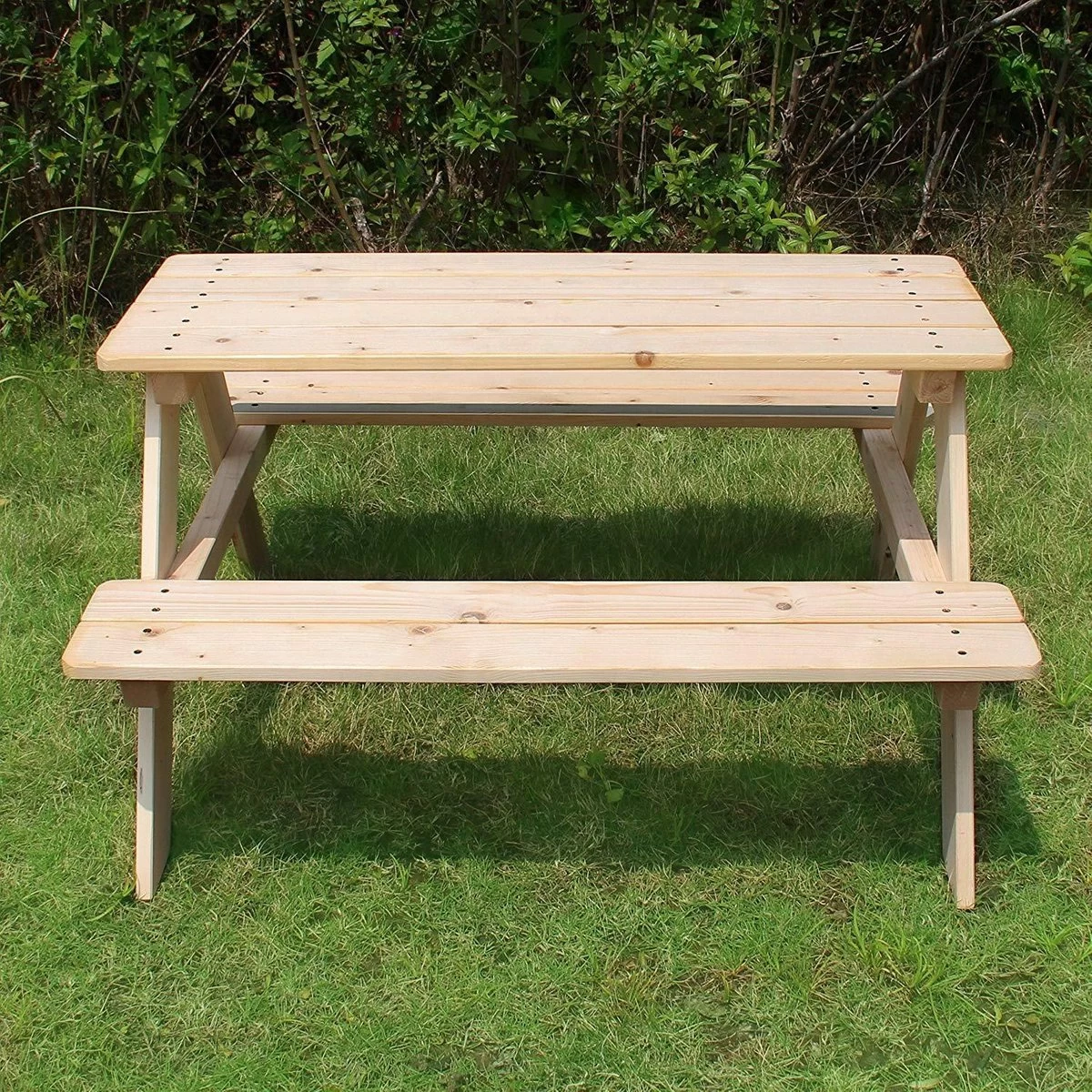 MaxxGarden Kinder Picknicktafel - 90x79x50cm - Hout 9 MaxxGarden Kinder Picknicktafel - 90x79x50cm - Hout - Afbeelding 7