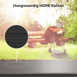 LifeGoods Klaptafel - Inklapbaar - 120 Cm - 4 Personen - Zwart -Philips Hue Winkel 1200x1200 758