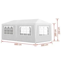 MaxxGarden Partytent - Paviljoen - 3x6m - Incl. Zijwanden - Waterdicht - Wit 18 MaxxGarden Partytent - Paviljoen - 3x6m - Incl. Zijwanden - Waterdicht - Wit -Philips Hue Winkel 1200x1200 876