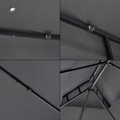 Paviljoen Lanciano Partytent 4x3x2,65 Cm Donkergrijs 11 Paviljoen Lanciano Partytent 4x3x2,65 Cm Donkergrijs -Philips Hue Winkel 1200x1200 911