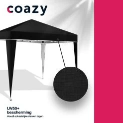 Coazy Waterdichte Partytent 3x3 Meter Opvouwbaar - Paviljoen - Easy Up - Pop-up Tent Met Haringen, Touw En Anti Slip Poten - Waterdicht - Partytenten Weerbestendig -Philips Hue Winkel 1200x1200 949