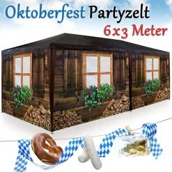 Casaria Apres-Ski Hut Party Tent - 18m² - 3x6m Met 6 Zijpanelen -Philips Hue Winkel 1200x1200 963
