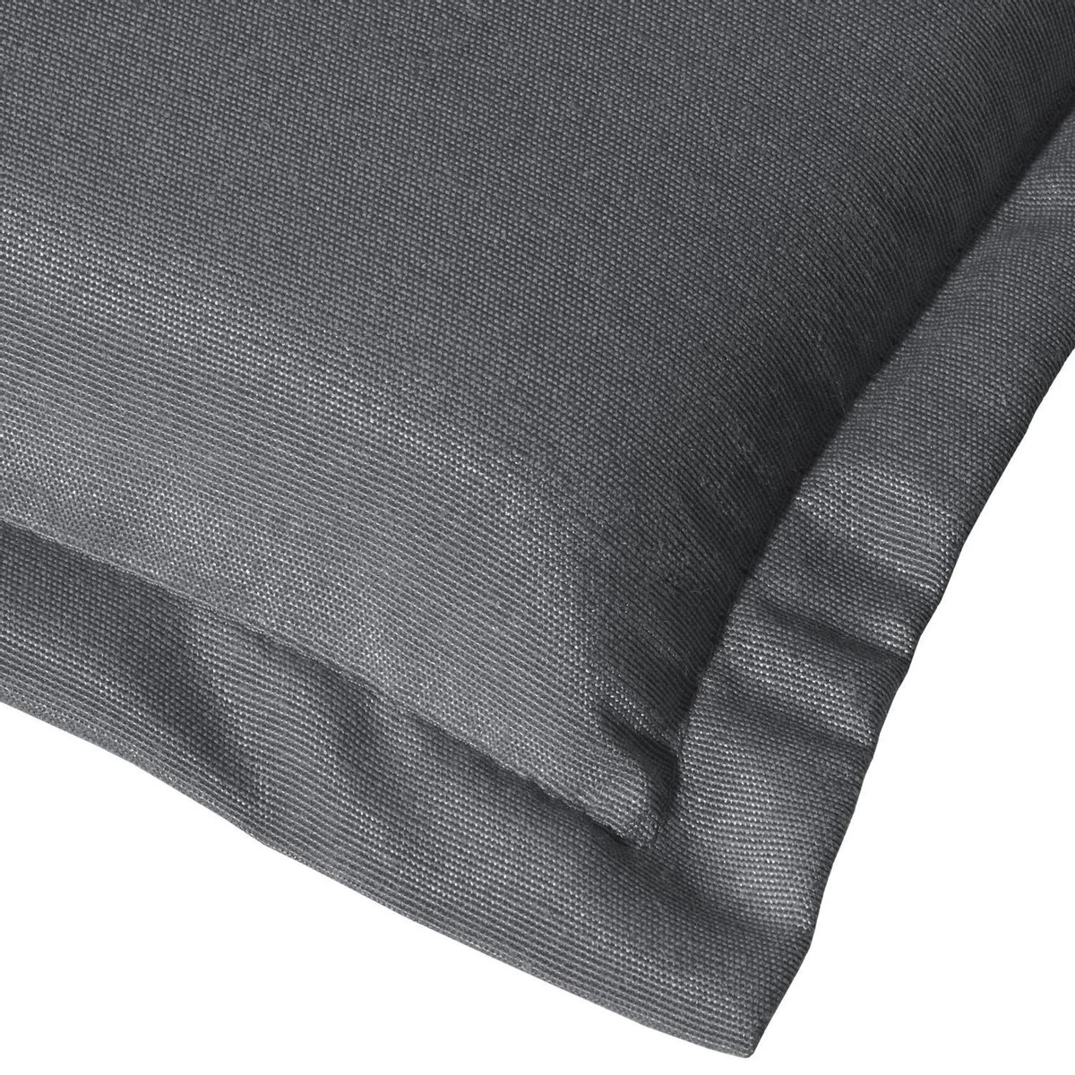 Beautissu Set Van 6x Tuinkussens Lage Rug Loft NL 100 X 50 X 6 Cm - Kussen Antraciet - Zitkussen Sierkussen Tuinstoel 5 Beautissu Set Van 6x Tuinkussens Lage Rug Loft NL 100 X 50 X 6 Cm - Kussen Antraciet - Zitkussen Sierkussen Tuinstoel - Afbeelding 3