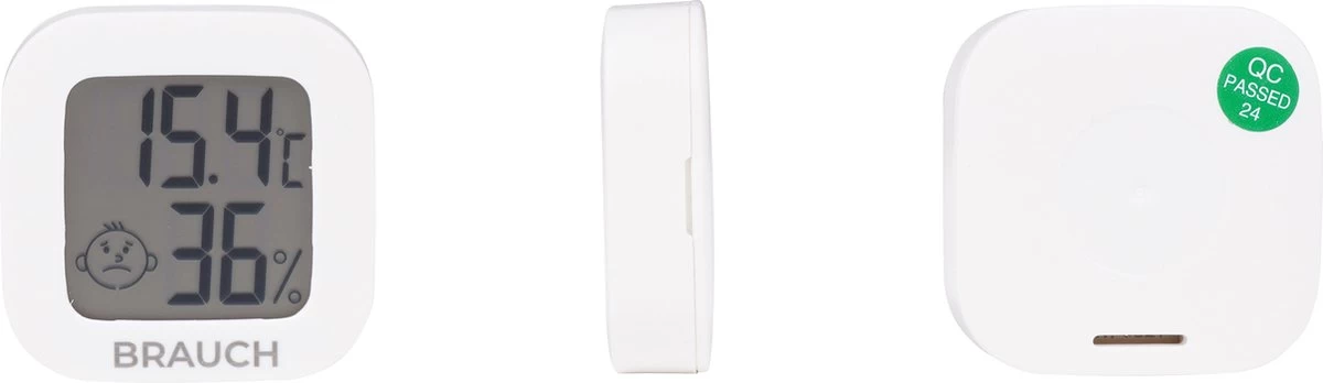 Brauch SP130 Digitale Thermometer + Hygrometer Binnen En Buiten – , Voor Slaapkamer, Badkamer, Woonkamer - 3 Stuks 5 Brauch SP130 Digitale Thermometer + Hygrometer Binnen En Buiten – , Voor Slaapkamer, Badkamer, Woonkamer - 3 Stuks - Afbeelding 3