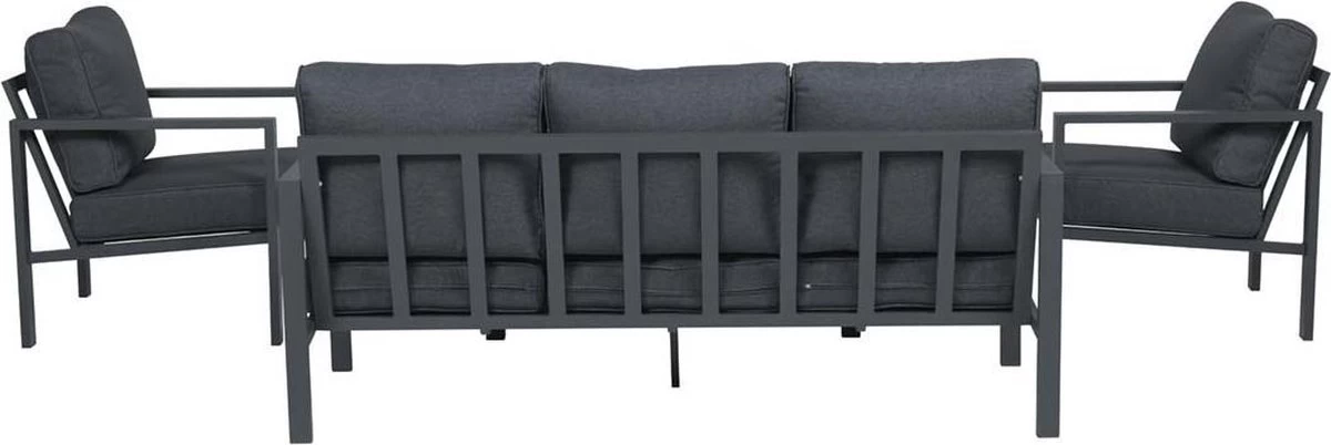 Garden Impressions Durban Loungeset - 4-delig - Zwart 22 Garden Impressions Durban Loungeset - 4-delig - Zwart - Afbeelding 20
