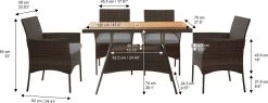 Teamson Home 5-Delig Diningset - Tuinset - Tuinmeubelen - Tafel En 4 Stoelen - Voor Maximaal 4 Personen - Massief Houten Tafelblad - Bruin - 244 X 132 X 84 (cm) 18 Teamson Home 5-Delig Diningset - Tuinset - Tuinmeubelen - Tafel En 4 Stoelen - Voor Maximaal 4 Personen - Massief Houten Tafelblad - Bruin - 244 X 132 X 84 (cm) -Philips Hue Winkel 1200x460 1