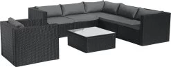 Intimo Garden Levanzo Loungeset – Zwart - 5 Tot 6 Persoons -Philips Hue Winkel 1200x471