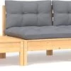 VidaXL 3-delige Loungeset Met Grijze Kussens Massief Grenenhout -Philips Hue Winkel 1200x477