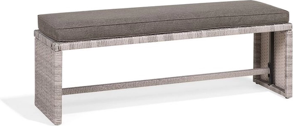 Beliani VITERBO - Loungeset Voor 8 - Grijs - PE Rotan 10 Beliani VITERBO - Loungeset Voor 8 - Grijs - PE Rotan - Afbeelding 8