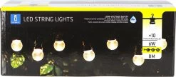 Aigostar 10VRW Lichtsnoer - Lichtslinger - 10 Transparante LED Lampjes - 4000K - 8M -Philips Hue Winkel 1200x524