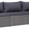 VidaXL 3-delige Loungeset Met Kussens Poly Rattan Grijs -Philips Hue Winkel 1200x540