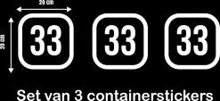 Merkloos Container Sticker – Set Van 3 Container Stickers - Wit - Kliko Stickers - Weerbestendige Stickers - Container Sticker Huisnummer - 20 X 20 Cm - Wit - Afvalcontainer - Kliko Sticker Set -Philips Hue Winkel 1200x547 2