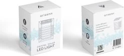 Arisenn® Crystal Solar Buitenlamp - IP65 Waterdicht - Prachtige Solar Technologie Monokristal Zonnepaneel Wandlamp - 3000K Warm Wit (sfeervol) - Tuinverlichting Op Zonne-energie | Schutting Wand Licht -Philips Hue Winkel 1200x550