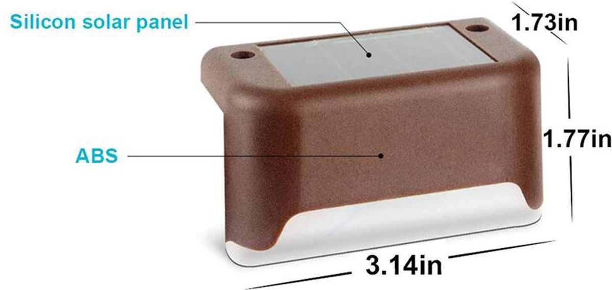 Merkloos Tuinverlichting 8 STUKS - Led Lamp - Tuinverlichting Op Zonneenergie - Tuinverlichting Led Buiten - Tuinverlichting Solar - Waterdichte - Tuinhek Lampjes 8 Merkloos Tuinverlichting 8 STUKS - Led Lamp - Tuinverlichting Op Zonneenergie - Tuinverlichting Led Buiten - Tuinverlichting Solar - Waterdichte - Tuinhek Lampjes - Afbeelding 6