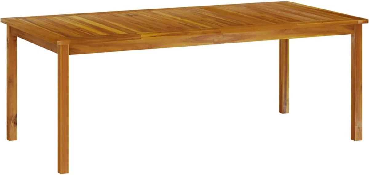 Prolenta Premium - Tuintafel 200x100x74 Cm Massief Acaciahout 4 Prolenta Premium - Tuintafel 200x100x74 Cm Massief Acaciahout - Afbeelding 2