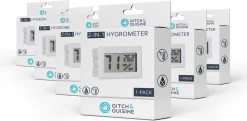 Qitch&Quisine - Hygro - Vochtmeter - Hygrometer - Hygrometer Met Batterijen - Wit - Inclusief Thermometer - Digitale Luchtvochtigheidsmeter - Voor Binnen & Buiten - 2 In 1 - Set Van 6 -Philips Hue Winkel 1200x589 3