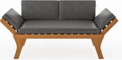 Loungebank Tuin FSC Antraciet – Makkelijk Verstelbaar Lounge Bank Balkon – Tuinbank Lounge Hardhout FSC – Perfecthomeshop -Philips Hue Winkel 1200x592 1