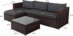 Loungebank Miko Bruin Tuin, Loungeset Buiten Wicker 7 Loungebank Miko Bruin Tuin, Loungeset Buiten Wicker -Philips Hue Winkel 1200x598 1