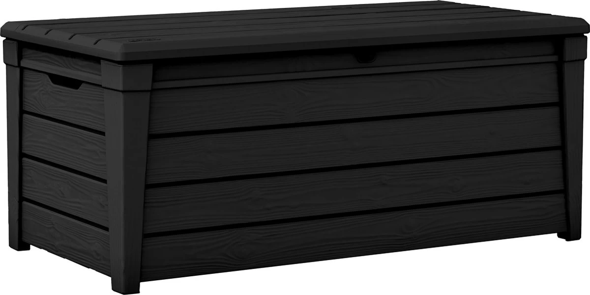 Keter Brightwood Opbergbox - 455L - 145x69,7x60,3 Cm - Grafiet 3 Keter Brightwood Opbergbox - 455L - 145x69,7x60,3 Cm - Grafiet
