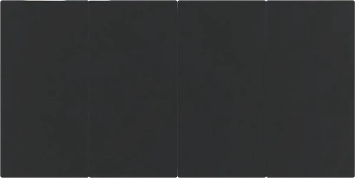 VidaXL 5-delige Tuinset Met Kussens Zwart 6 VidaXL 5-delige Tuinset Met Kussens Zwart - Afbeelding 4