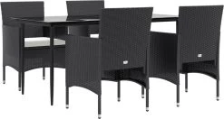 VidaXL 5-delige Tuinset Met Kussens Zwart 20 VidaXL 5-delige Tuinset Met Kussens Zwart -Philips Hue Winkel 1200x642 1