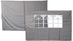 Set Van 2 Zijwanden Grijs Voor Partytenten