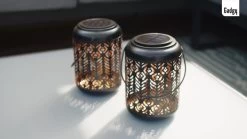 Gadgy Solar Lantaarn Pauw - Tafellamp Set Van 2 - Solar Tuinverlichting Op Zonneenergie - Led Buitenverlichting Met Dag/nacht Sensor - Hanglamp - Tuinlantaarn - 27 X Ø 12.5 Cm - Zwart/Goud - Metaal -Philips Hue Winkel 1200x675 26