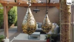 Gadgy Solar Hangende Lantaarn Set 2st. - Solar Tuinverlichting Op Zonneenergie - Led Buitenverlichting Met Dag/Nacht Sensor - Tuinlantaarn - Metaal -Philips Hue Winkel 1200x675 33