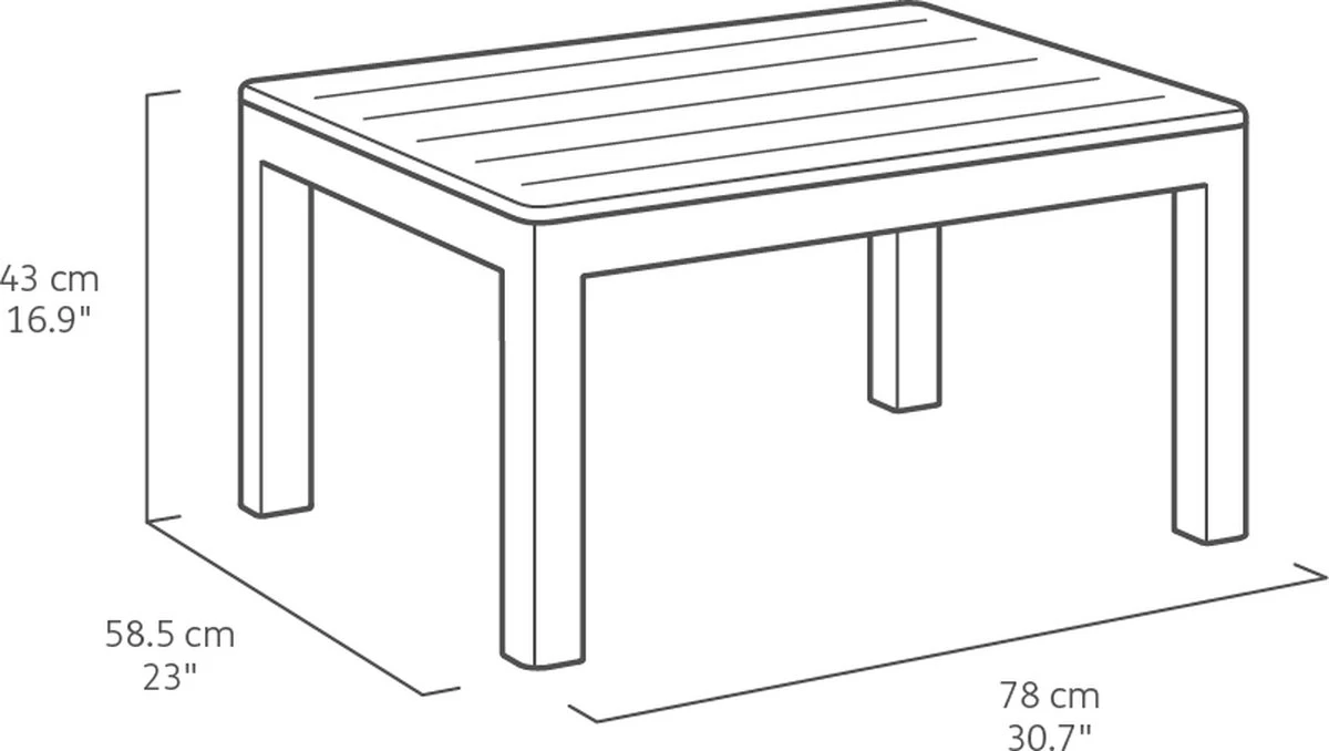 Keter Marie Hoek Loungeset Met Orlando Tafel - 6 Personen - Antraciet 12 Keter Marie Hoek Loungeset Met Orlando Tafel - 6 Personen - Antraciet - Afbeelding 10