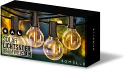 Homèlle Solar Lichtsnoer - 25 LED - 7.5 Meter - Warm-wit - Tuinverlichting Op Zonne-energie - Kerstverlichting - Buitenverlichting - Lichtslinger - Lampjes Slinger - Transperant 18 Homèlle Solar Lichtsnoer - 25 LED - 7.5 Meter - Warm-wit - Tuinverlichting Op Zonne-energie - Kerstverlichting - Buitenverlichting - Lichtslinger - Lampjes Slinger - Transperant -Philips Hue Winkel 1200x679 5