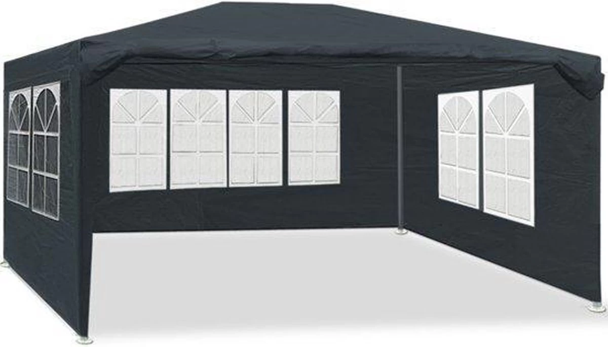 MaxxGarden Partytent - Paviljoen - 3x4m - Incl. Zijwanden - Waterdicht - Antraciet 10 MaxxGarden Partytent - Paviljoen - 3x4m - Incl. Zijwanden - Waterdicht - Antraciet - Afbeelding 8
