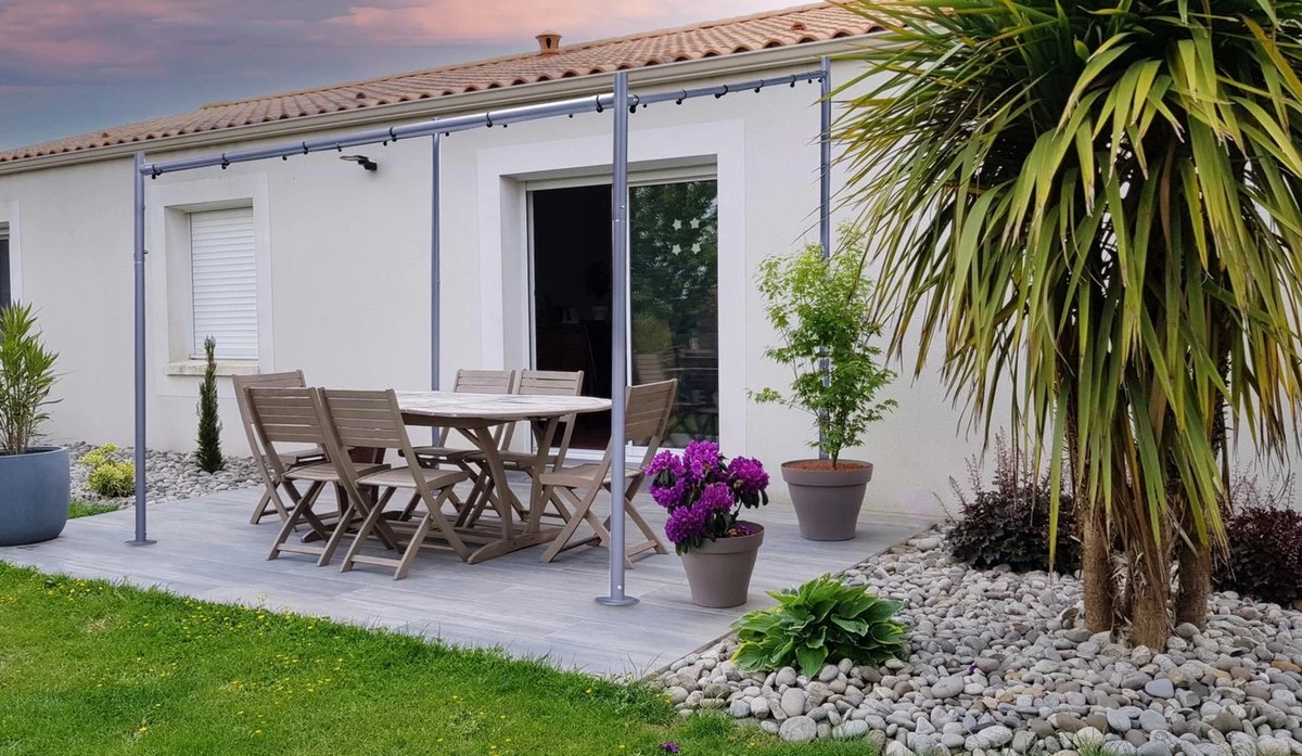 SORARA® Milano Overkapping / Paviljoen - Zand - 285 X 400 Cm. 11 SORARA® Milano Overkapping / Paviljoen - Zand - 285 X 400 Cm. - Afbeelding 9