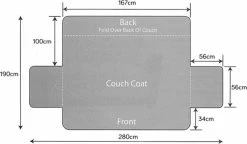 Couch Coat Deken Plaid Grand Foulard - Beschermt De Bank Tegen Honden- En Kattenharen - Dierenkleed -Philips Hue Winkel 1200x702