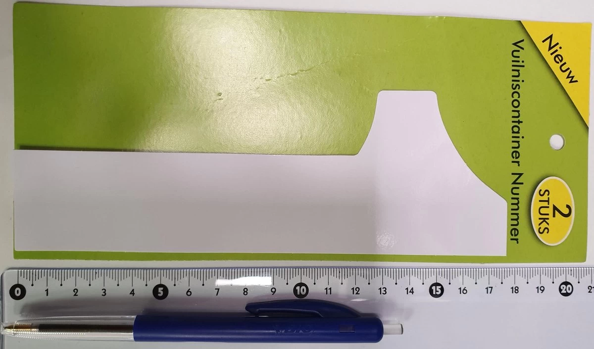 Cijfer 1 - Vuilniscontainer Nummer - 1 - Verpakt Per 2 Stuks - Cijfer Sticker - Nummer Sticker - 17,5 Cm Hoog 4 Cijfer 1 - Vuilniscontainer Nummer - 1 - Verpakt Per 2 Stuks - Cijfer Sticker - Nummer Sticker - 17,5 Cm Hoog - Afbeelding 2