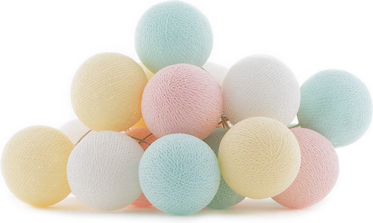Cotton Ball Lights Regular Lichtslinger Pastel - Pastel 20 20 Cotton Ball Lights Regular Lichtslinger Pastel - Pastel 20 - Afbeelding 18