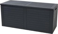 KOOPMAN Kussenbox - Tuinkist - Opslagbox - 240 Liter - Met Verzonken Handgrepen - 115x45x53CM - Zwart -Philips Hue Winkel 1200x721