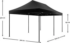 Easy Up 3x6m Zwart Luxe Partytent Opvouwbaar 20 Easy Up 3x6m Zwart Luxe Partytent Opvouwbaar -Philips Hue Winkel 1200x733 5