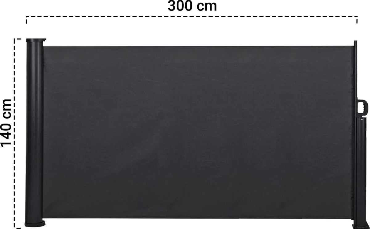 MaxxGarden Oprolbaar Windscherm - 300 X 140cm 10 MaxxGarden Oprolbaar Windscherm - 300 X 140cm - Afbeelding 8