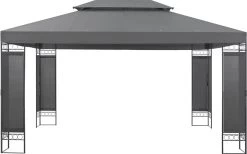 Paviljoen Lanciano Partytent 4x3x2,65 Cm Donkergrijs 12 Paviljoen Lanciano Partytent 4x3x2,65 Cm Donkergrijs -Philips Hue Winkel 1200x746 1