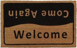 Kokosmat Welcome - Come Again - Deurmat 50x80 Cm