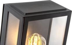 QAZQA Rotterdam - Moderne Wandlamp Met Bewegingsmelder | Bewegingssensor | Sensor Voor Buiten - 1 Lichts - D 110 Mm - Zwart - Buitenverlichting -Philips Hue Winkel 1200x748 2