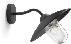 Philips Mygarden Hammock Wandlamp Buiten - Muurlamp - Tuinverlichting LED Buiten - Buitenlamp - Incl. Philips Hue White Filament Standaardlamp E27 - Zwart -Philips Hue Winkel 1200x749