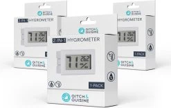 Qitch&Quisine - Hygro - Vochtmeter - Hygrometer - Hygrometer Met Batterijen - Wit - Inclusief Thermometer - Digitale Luchtvochtigheidsmeter - Voor Binnen & Buiten - 2 In 1 - Set Van 3 -Philips Hue Winkel 1200x756 1