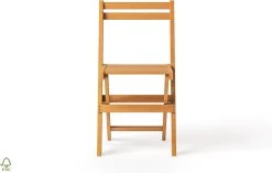 Bistro Set Hout Balkonset FSC – Patio Set Tuin – Houten Frans Tuinsetje – Kleine Tuinset – Complete Kleine Balkon Tafelset Met Gratis Bijzettafel – Hardhout FSC Balkonstoelen & Balkon Tafel - Tuintafel En Stoelen - Bistroset Van Hout – Balcony Set -Philips Hue Winkel 1200x763