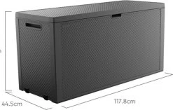 Keter Tuinkussen Opbergbox | 270 L | Tuinkussenbox | Tuinkast | Tuinbox -Philips Hue Winkel 1200x764 1