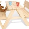 Pinolino Kinderpicknicktafel Nicki Met Rugleuning Voor 4 Personen