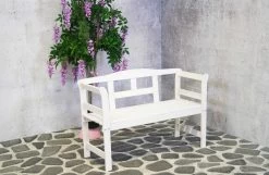 SenS-Line Friesen Tuinbank - Hout - Wit -Philips Hue Winkel 1200x784