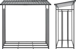 Brandhout Rek Houtopslag Yakutat 185x180x70 Cm Zwart -Philips Hue Winkel 1200x789 4