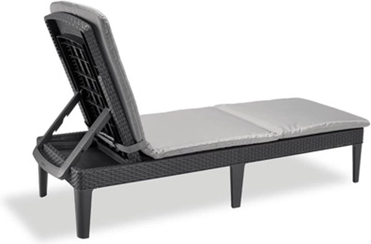 Allibert Jaipur Ligbed - 58x187,5x29 Cm - Grafiet 20 Allibert Jaipur Ligbed - 58x187,5x29 Cm - Grafiet - Afbeelding 18