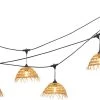 Føro Boho LED Lichtsnoer - 10 M - 10 Lampen Warm Wit - 10 Gevlochten Lampenkapjes -Philips Hue Winkel 1200x793 8
